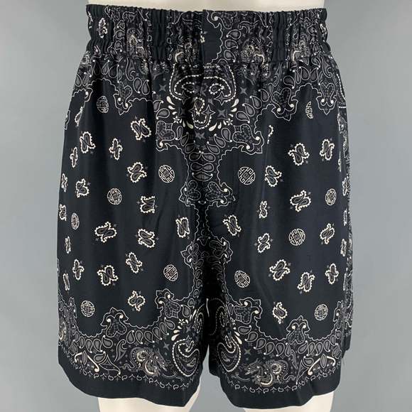 ALEXANDER WANG Black Bandana Silk Camp Set - Picture 5 of 8